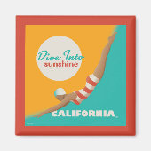 Dive Into Sunshine | California Magneet (Voorkant)
