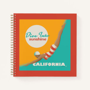 Dive Into Sunshine California Notitieboek