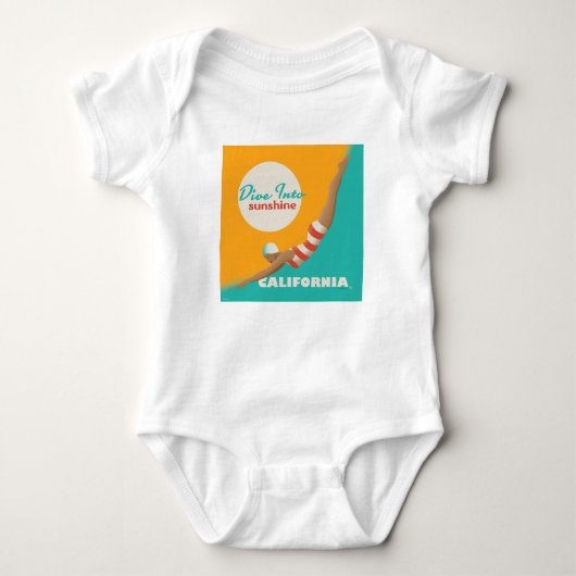 Dive Into Sunshine | California Romper (Voorkant)