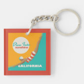 Dive Into Sunshine | California Sleutelhanger (Achterkant)