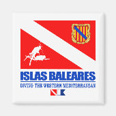 Dive Isla Baleares Magneet (Voorkant)