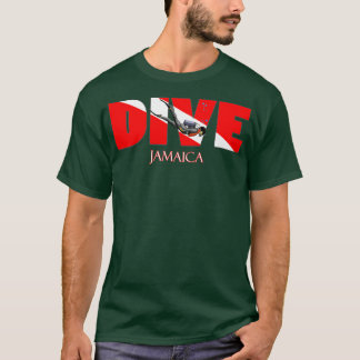 DIVE Jamaica SCUBA duikersnorkeling T-shirt