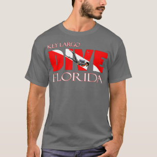 DIVE Key Largo Florida SCUBA duikend Snorkelen T-shirt