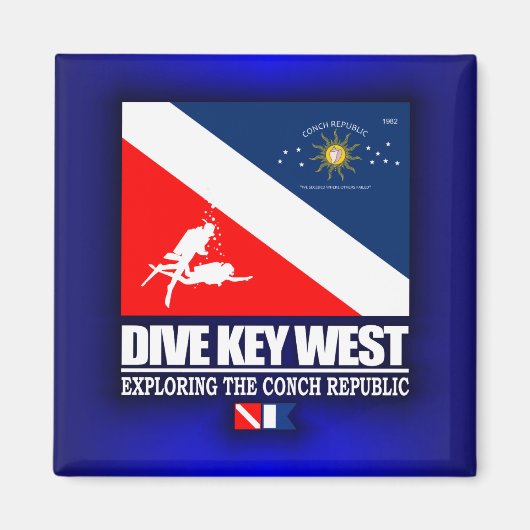 Dive Key West Magneet (Voorkant)