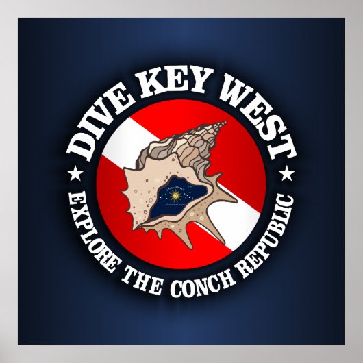 Dive Key West Poster (Voorkant)