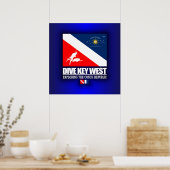 Dive Key West Poster (Keuken)