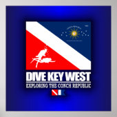 Dive Key West Poster (Voorkant)