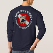 Dive Key West (rd) Apparel T-shirt (Achterkant)