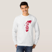 Dive Lake Michigan T-shirt (Voorkant volledig)