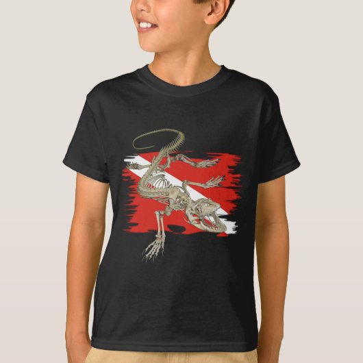 Dive Lizard T-shirt (Voorkant)