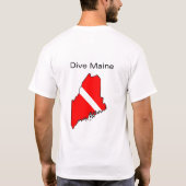 Dive Maine T-shirt (Achterkant)