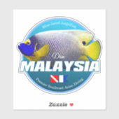 Dive Maleisië DD2 Sticker (Vel)