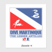 Dive Martinique (q) Sticker (Vel)
