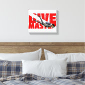 Dive Master Canvas Afdruk (Insitu (Slaapkamer))