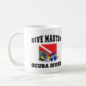 Dive Master SCUBA Diver Koffiemok (Links)