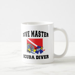 Dive Master SCUBA Diver Koffiemok