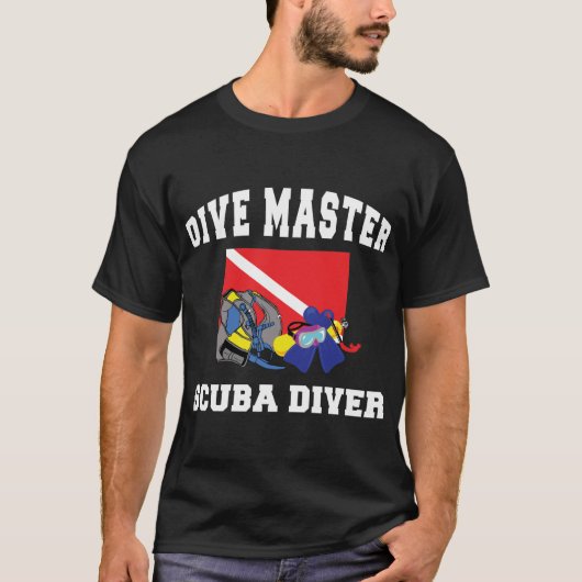 Dive Master SCUBA Diver T-shirt (Voorkant)