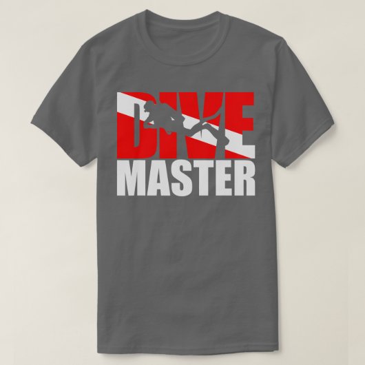 Dive Master Scuba Diving Gift T-shirt (Design voorkant)