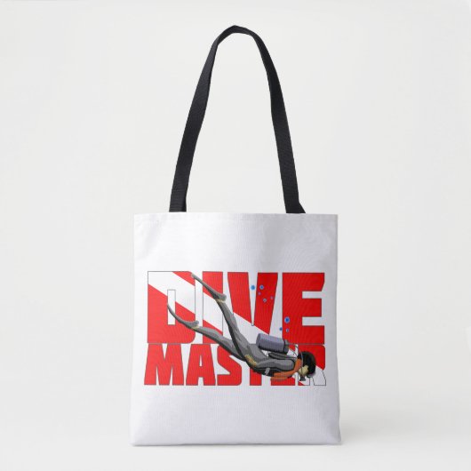 Dive Master Tote Bag (Voorkant)