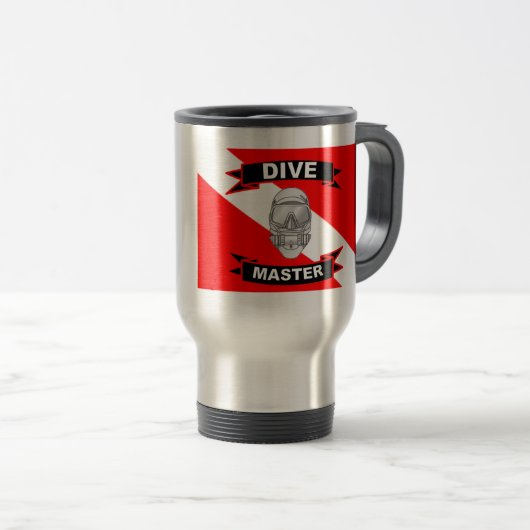 Dive Master Travel Mug Reisbeker (Voorkant rechts)