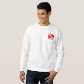 Dive McMurdo Station, Antarctica Sweatshirt (Voorkant volledig)