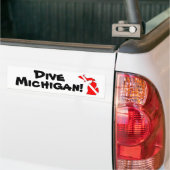 Dive Michigan! Bumpersticker (Op Truck)