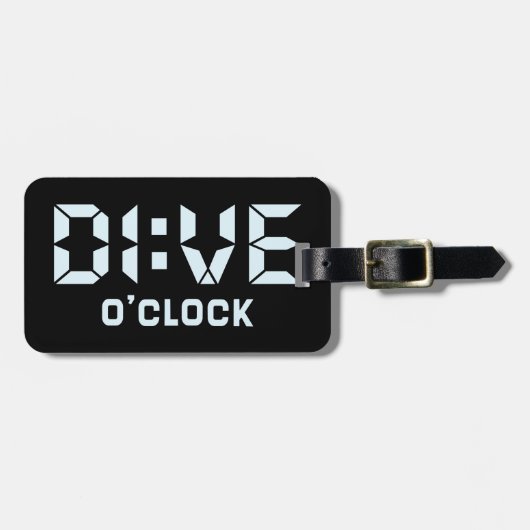 Dive O'Clock Bagagelabel (Voorkant horizontaal)