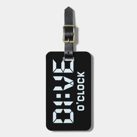 Dive O'Clock Bagagelabel (Voorkant verticaal)
