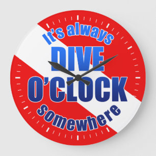 Dive O'Clock Grote Klok