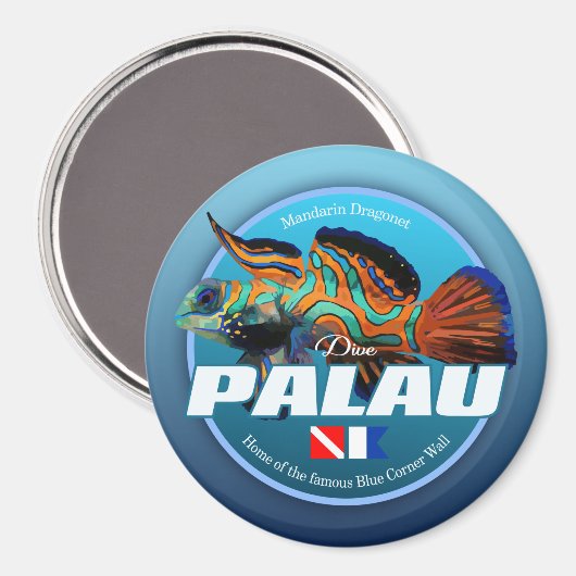 Dive Palau (DD2) Magneet (Voorkant / Achterkant)