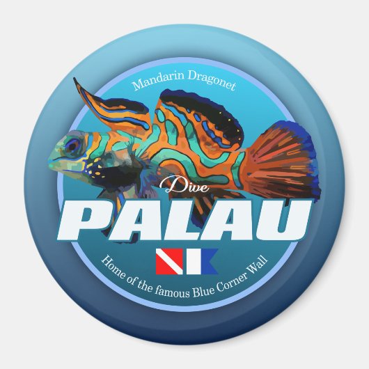 Dive Palau (DD2) Magneet (Voorkant)