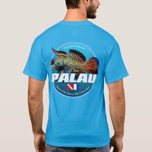 Dive Palau (DD2) T-shirt (Achterkant)