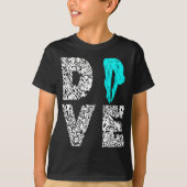 Dive Platform Diving Board Springboard Diving Dive T-shirt (Voorkant)