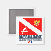 Dive Raja Ampat Magneet (Voorkant / Achterkant)