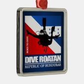 Dive Roatan DF2 Metalen Ornament (Rechts)