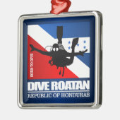Dive Roatan DF2 Metalen Ornament (Links)