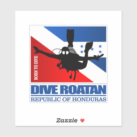 Dive Roatan DF2 Sticker (Vel)