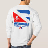 Dive Roatan (geslacht) T-shirt (Achterkant)
