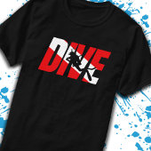 Dive - Scuba Diver Gift - Diver Down Flag - Diving T-shirt