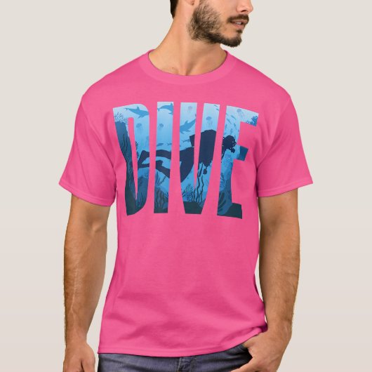 Dive Scuba Diving T-shirt (Voorkant)