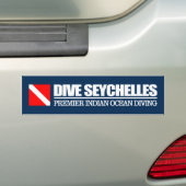 Dive Seychellen (sq) Bumpersticker (Op auto)