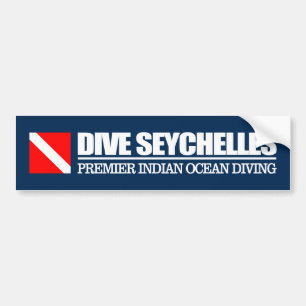 Dive Seychellen (sq) Bumpersticker