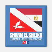 Dive Sharm el Sheikh (sq) Magneet (Voorkant)