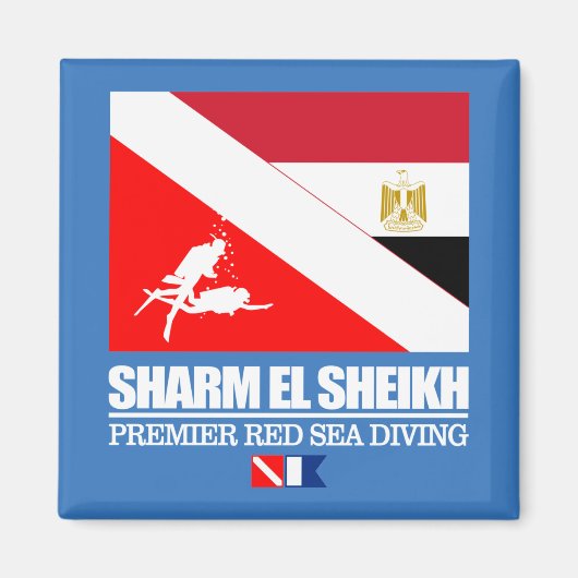 Dive Sharm el Sheikh (sq) Magneet (Voorkant)