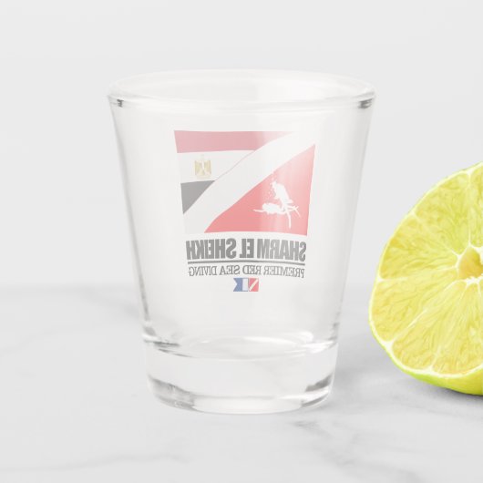 Dive Sharm el Sheikh (sq) Shot Glas (Achterkant)