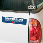 Dive Socorro Island (sq) Bumpersticker (Op Truck)