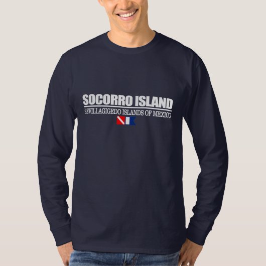 Dive Socorro Island (sq) T-shirt (Voorkant)