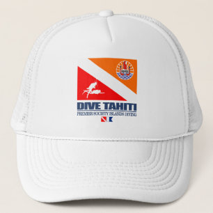 Dive Tahiti (sq) Trucker Pet
