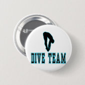 Dive Team T-shirts en geschenken. Ronde Button 5,7 Cm (Voorkant /achterkant)