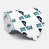 Dive Team T-shirts en geschenken. Stropdas (Opgerold)